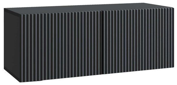 Fali TV szekrény Fekete 78,5 x 31 x 30 cm Szerelt Fa