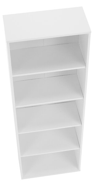 KONDELA Többcélú polc, fehér, YAN TYP 2