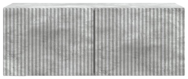 Fali TV szekrény Betonszürke 78,5 x 31 x 30 cm Szerelt Fa