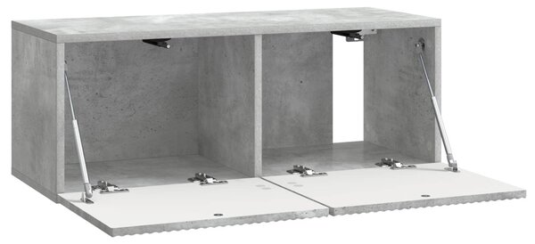 Fali TV szekrény Betonszürke 78,5 x 31 x 30 cm Szerelt Fa