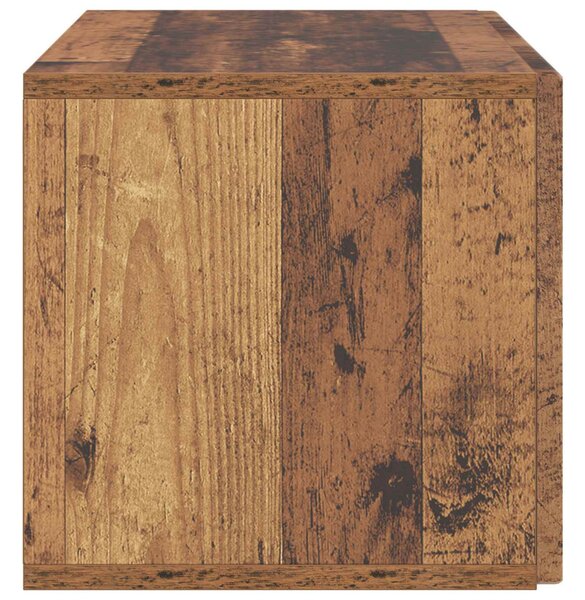 Fali TV szekrény Antik Fa 78,5 x 31 x 30 cm Szerelt Fa