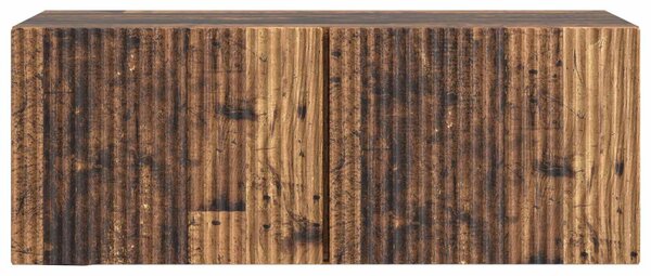 Fali TV szekrény Antik Fa 78,5 x 31 x 30 cm Szerelt Fa
