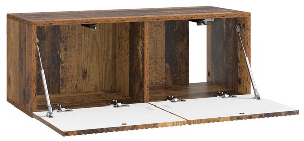 Fali TV szekrény Antik Fa 78,5 x 31 x 30 cm Szerelt Fa