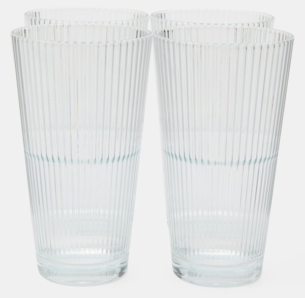 Sinsay - Bordázott pohár szett 4 pack - clear