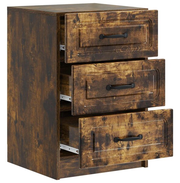 Éjjeliszekrény Füstös Tölgy 43 x 41 x 63,5 cm Szerelt Fa