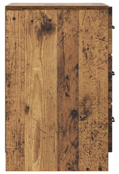 Éjjeliszekrény fiókkal Antik Fa 43 x 41 x 63,5 cm Szerelt Fa