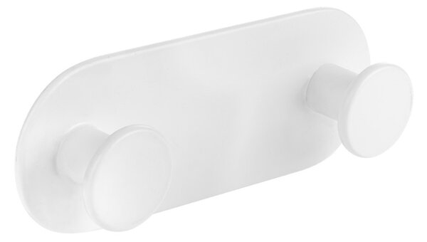 LAVEO MIRI dupla akasztó (40x107x20 mm) króm, rögzítő csavarral és ragasztóval