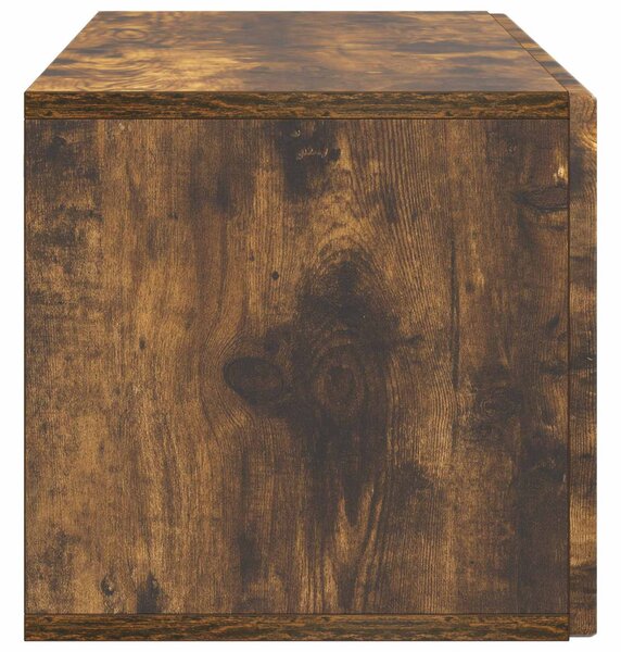 Fali TV szekrény Füstös Tölgy 98 x 31 x 30 cm Szerelt Fa
