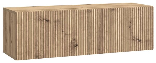Fali TV szekrény Kézműves Tölgy 98 x 31 x 30 cm Szerelt Fa