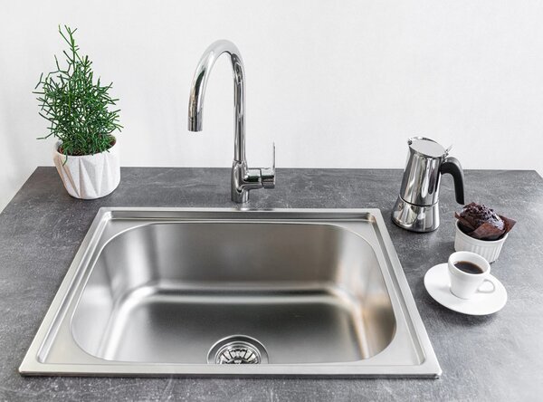 LAVEO ORION 1M egymedencés mosogató, inox