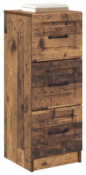 Fiókos szekrény Antik Fa 33 x 34,5 x 87 cm Szerelt Fa