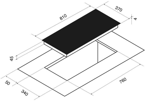 Pando PI-3400 indukciós főzőlap