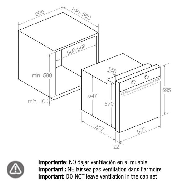 Pando PHP-962 Multifunkciós pirolitikus sütő