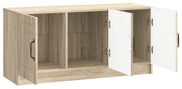 TV szekrény Sonoma Tölgy 99 x 34,5 x 47 cm Szerelt Fa