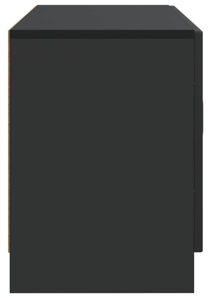 TV szekrény Fekete 99 x 34,5 x 47 cm Szerelt Fa
