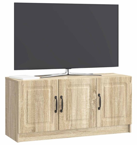 TV szekrény Sonoma Tölgy 99 x 34,5 x 47 cm Szerelt Fa
