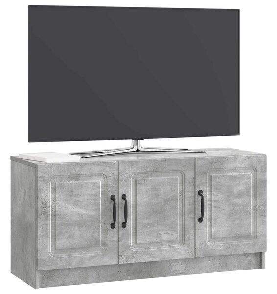 TV szekrény Betonszürke 99 x 34,5 x 47 cm Szerelt Fa