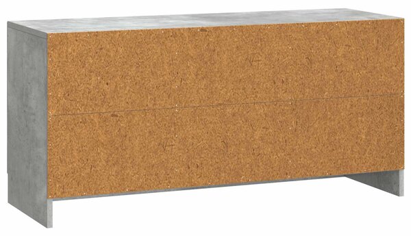 TV szekrény Betonszürke 99 x 34,5 x 47 cm Szerelt Fa