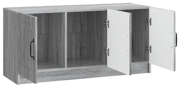 TV szekrény Szürke Sonoma 99 x 34,5 x 47 cm Szerelt Fa