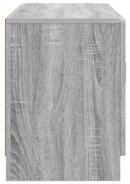 TV szekrény Szürke Sonoma 99 x 34,5 x 47 cm Szerelt Fa