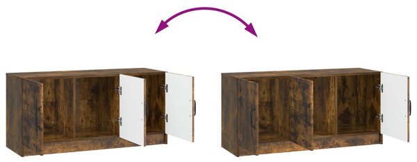 TV szekrény Füstös Tölgy 99 x 34,5 x 47 cm Szerelt Fa