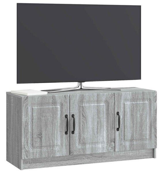 TV szekrény Szürke Sonoma 99 x 34,5 x 47 cm Szerelt Fa