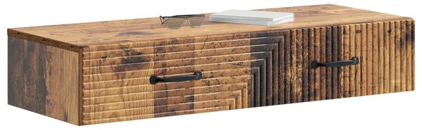 Fali oldaltábla Antik Fa 87,5 x 34,5 x 17 cm Szerelt Fa