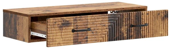 Fali oldaltábla Antik Fa 87,5 x 34,5 x 17 cm Szerelt Fa