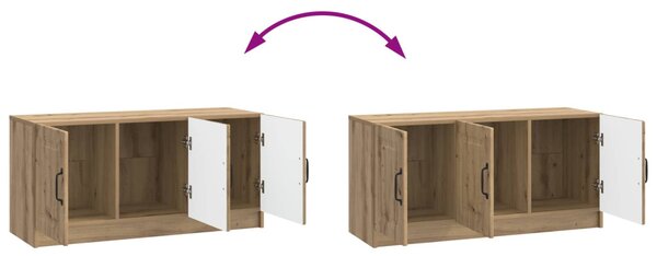 TV szekrény Kézműves Tölgy 99 x 34,5 x 47 cm Szerelt Fa