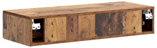 Fali oldaltábla Antik Fa 87,5 x 34,5 x 17 cm Szerelt Fa