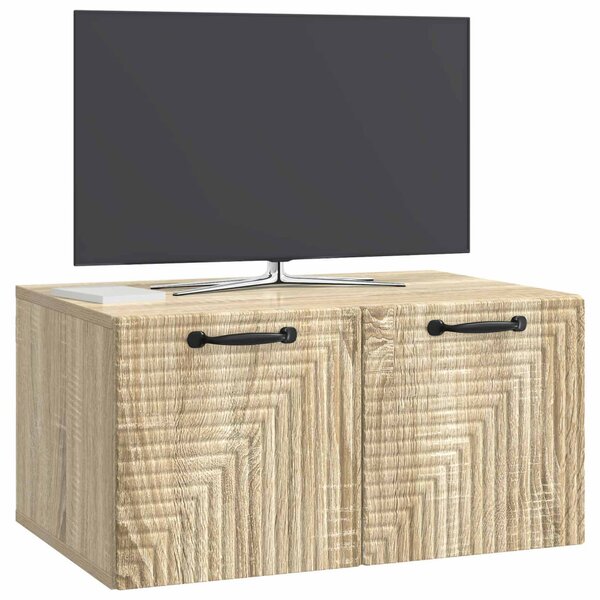 Fali TV szekrény Sonoma Tölgy 59,5 x 41 x 30 cm Szerelt Fa