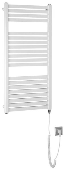 Aqualine Aqualine, TONDI-E elektromos fűtőelem, egyenes, 450x970 mm, 300 W, fehér, DE450T