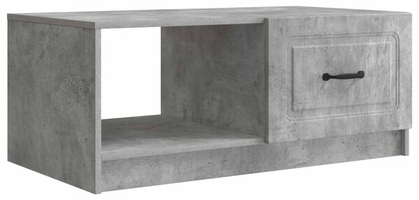 Dohányzóasztal Betonszürke 90 x 50 x 37 cm Szerelt Fa