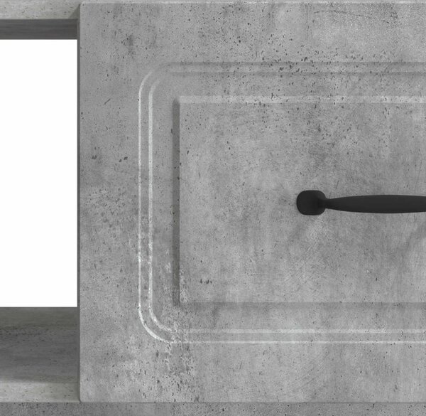 Dohányzóasztal Betonszürke 90 x 50 x 37 cm Szerelt Fa