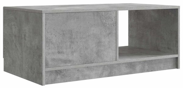 Dohányzóasztal Betonszürke 90 x 50 x 37 cm Szerelt Fa