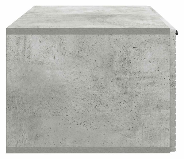 Fali TV szekrény Betonszürke 59,5 x 41 x 30 cm Szerelt Fa