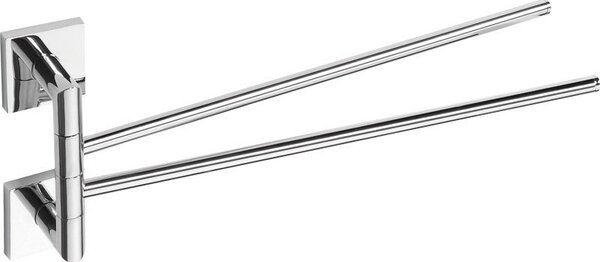 Sapho Sapho, X-SQUARE dupla forgatható törölközőtartó 420mm, króm, XQ405