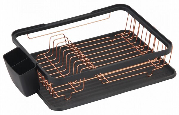 LAVEO Csepegtető szett, fekete / rose gold acél