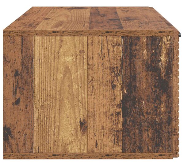 Fali TV szekrény Antik Fa 59,5 x 41 x 30 cm Szerelt Fa