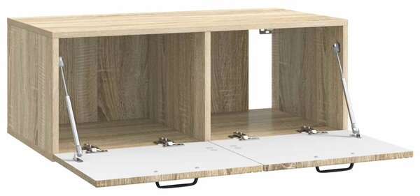 Fali TV szekrény Sonoma Tölgy 78,5 x 41 x 30 cm Szerelt Fa