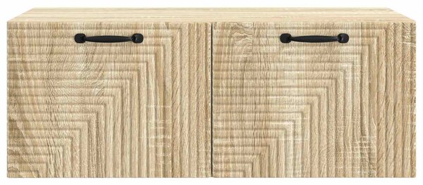 Fali TV szekrény Sonoma Tölgy 78,5 x 41 x 30 cm Szerelt Fa