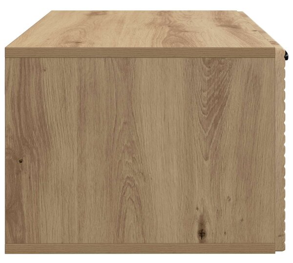 Fali TV szekrény Kézműves Tölgy 59,5 x 41 x 30 cm Szerelt Fa
