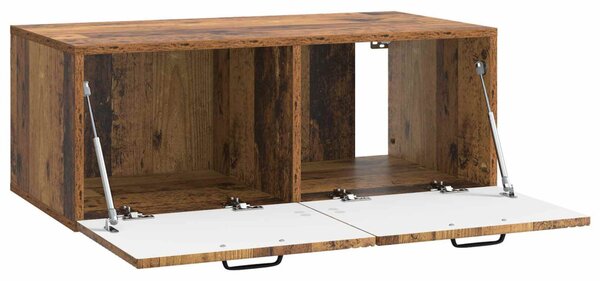 Fali TV szekrény Antik Fa 78,5 x 41 x 30 cm Szerelt Fa