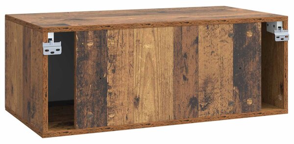 Fali TV szekrény Antik Fa 78,5 x 41 x 30 cm Szerelt Fa