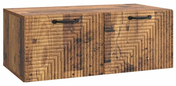 Fali TV szekrény Antik Fa 78,5 x 41 x 30 cm Szerelt Fa