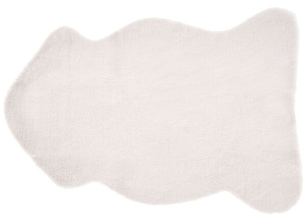 Fehér műnyúlszőr szőnyeg 60 x 90 cm UNDARA