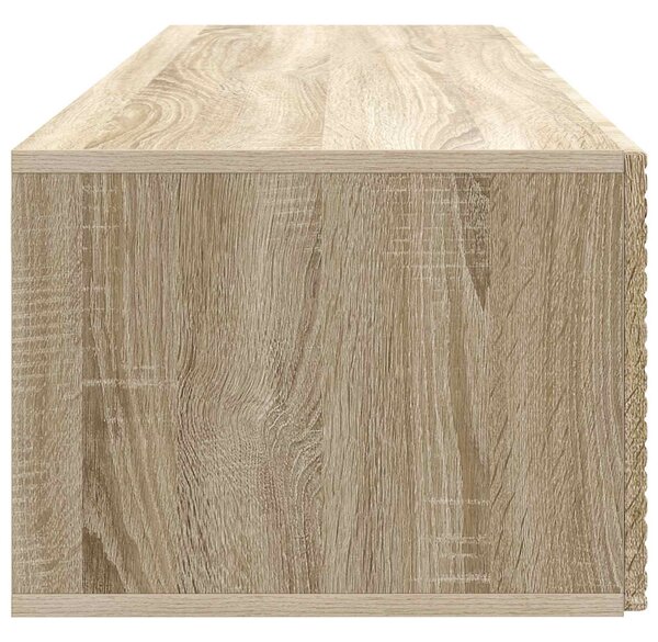 Fali TV szekrény Sonoma Tölgy 98 x 41 x 30 cm Szerelt Fa