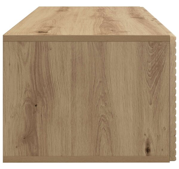 Fali TV szekrény Kézműves Tölgy 78,5 x 41 x 30 cm Szerelt Fa