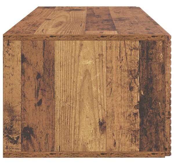 Fali TV szekrény Antik Fa 78,5 x 41 x 30 cm Szerelt Fa