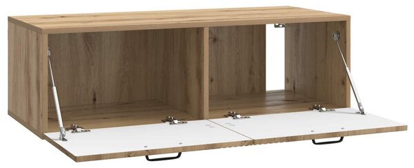 Fali TV szekrény Kézműves Tölgy 98 x 41 x 30 cm Szerelt Fa